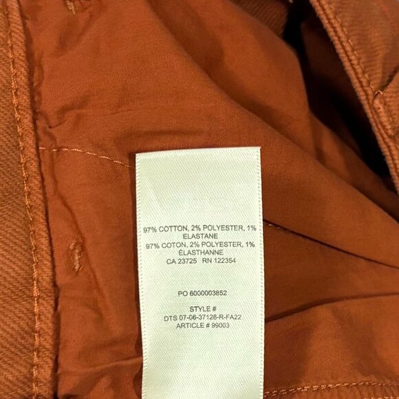 Aritzia Wilfred Free Womens Modern Rust Cargo Pants Size 12 Button Fly High-Rise - Picture 11 of 11